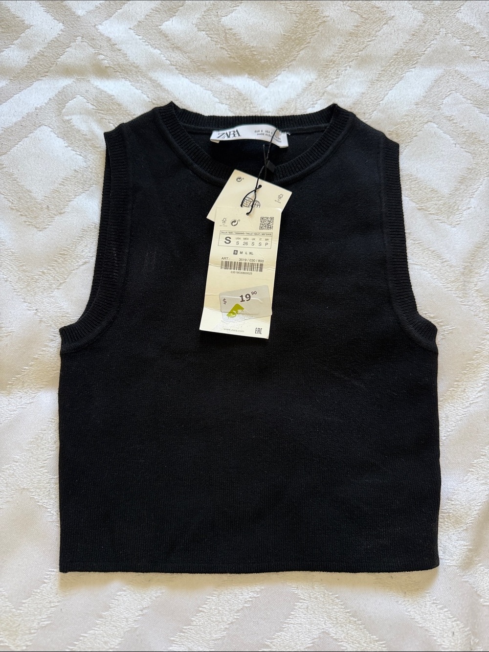 Zara Cropped Tank Top